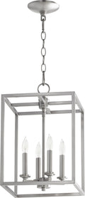 Cuboid Entries Outdoor (Damp) Pendant by Quorum