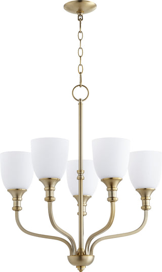 Buy aged-brass Richmond Chandelier by Quorum