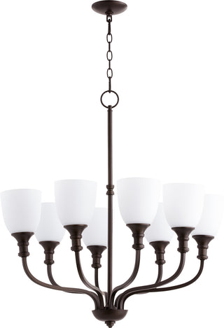 Buy oiled-bronze Richmond Chandelier by Quorum