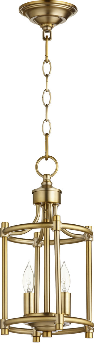 Buy aged-brass Rossington Outdoor (Damp) Pendant by Quorum