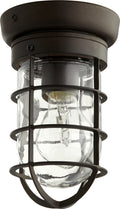 Bowery Outdoor (Damp) Ceiling Light by Quorum