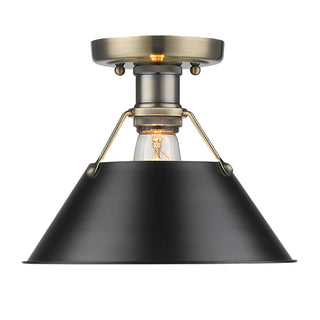 Orwell Outdoor (Damp) Flush Mount Ceiling Light by Golden