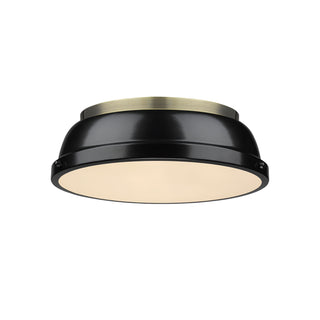 Duncan Outdoor (Damp) Flush Mount Ceiling Light by Golden