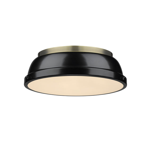 Duncan Outdoor (Damp) Flush Mount Ceiling Light by Golden