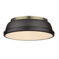 Duncan Outdoor (Damp) Flush Mount Ceiling Light by Golden