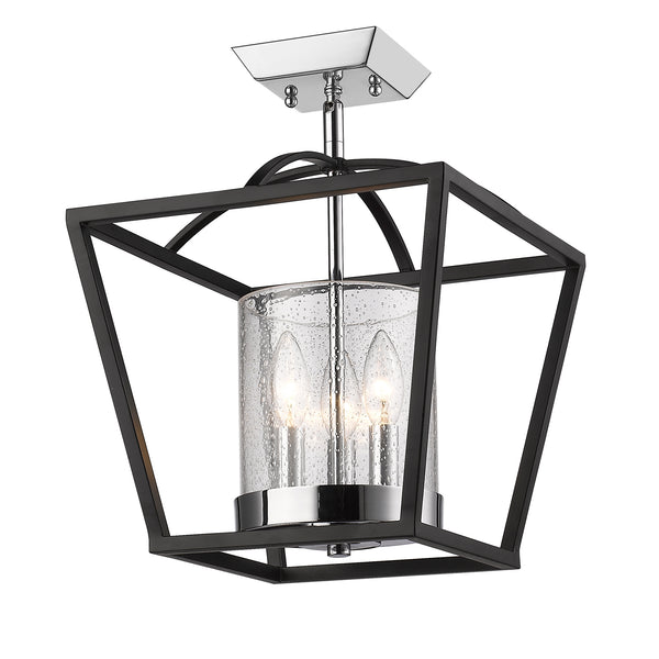 Mercer Outdoor (Damp) Semi-Flush Mount Ceiling Light by Golden
