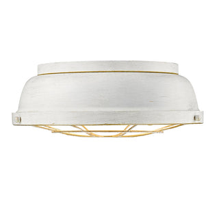 Bartlett Outdoor (Damp) Flush Mount Ceiling Light by Golden