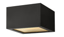 Kube Outdoor (Wet) Flush Mount Ceiling Light by Hinkley