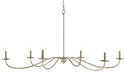 Saxon Collection Chandelier by Currey and Company