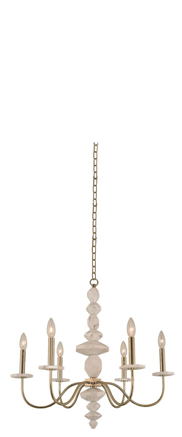 Carrara Chandelier by Kalco