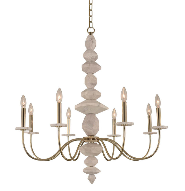 Carrara Chandelier by Kalco