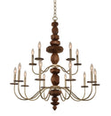 Lassen Chandelier by Kalco