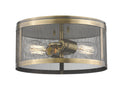 Meshsmith Flush Mount Ceiling Light by Z-Lite