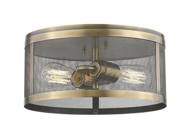 Meshsmith Flush Mount Ceiling Light by Z-Lite
