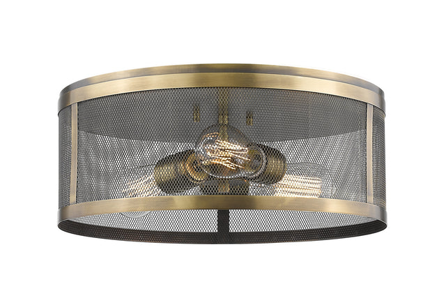 Meshsmith Flush Mount Ceiling Light by Z-Lite