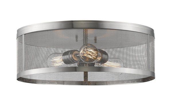 Meshsmith Flush Mount Ceiling Light by Z-Lite