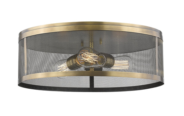 Meshsmith Flush Mount Ceiling Light by Z-Lite