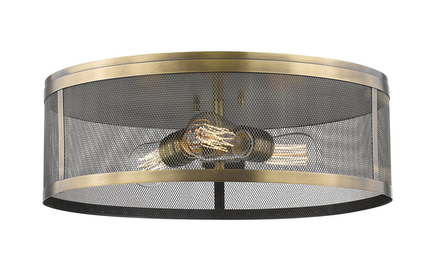 Meshsmith Flush Mount Ceiling Light by Z-Lite