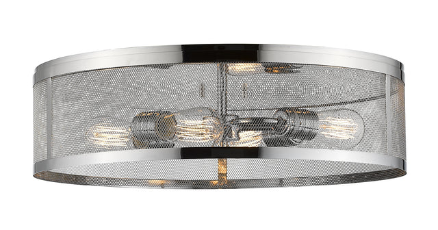 Meshsmith Flush Mount Ceiling Light by Z-Lite