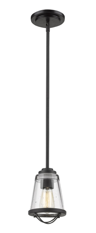 Buy bronze-with-clear-seedy-glass-and-clear-shade Mariner Pendant by Z-Lite