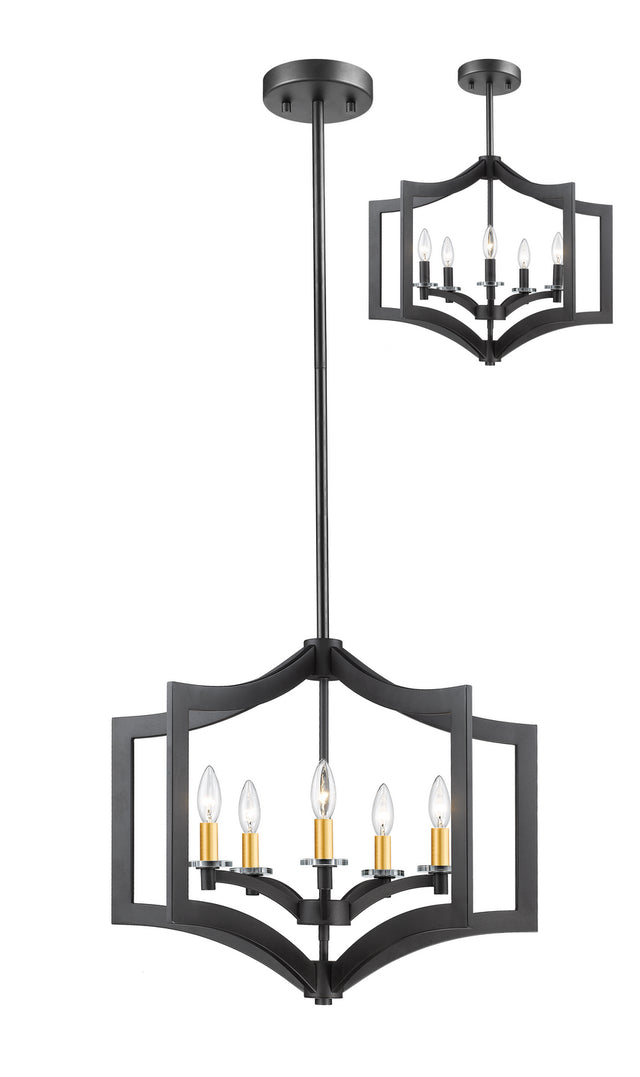 Zander Chandelier by Z-Lite