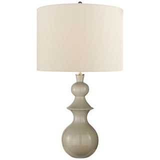 Buy dove-grey Saxon Table Lamp by Visual Comfort Signature