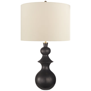 Buy metallic-black Saxon Table Lamp by Visual Comfort Signature