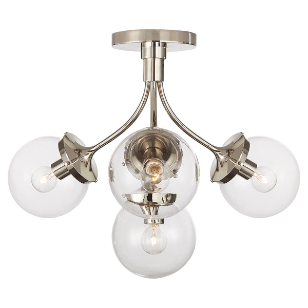 Prescott Outdoor (Damp) Semi Flush Mount Light by Visual Comfort Signature