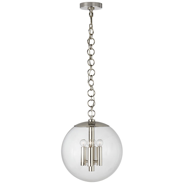 Visual Comfort Signature - ARN 5255PN-CG - Four Light Pendant - Turenne - Polished Nickel from Lighting & Bulbs Unlimited in Charlotte, NC