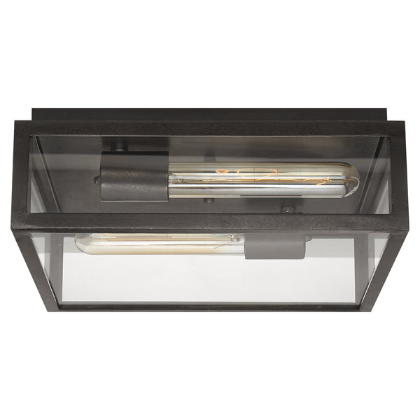 Fresno Outdoor (Damp) Flush Mount Ceiling Light by Visual Comfort Signature