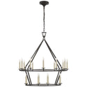 Darlana Ring Outdoor (Damp) Chandelier by Visual Comfort Signature
