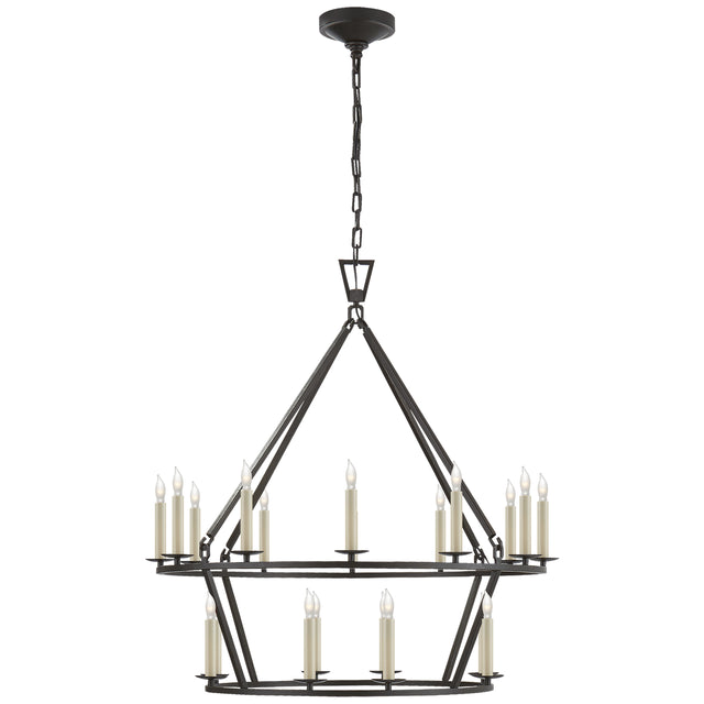 Darlana Ring Outdoor (Damp) Chandelier by Visual Comfort Signature