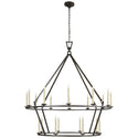Darlana Ring Outdoor (Damp) Chandelier by Visual Comfort Signature