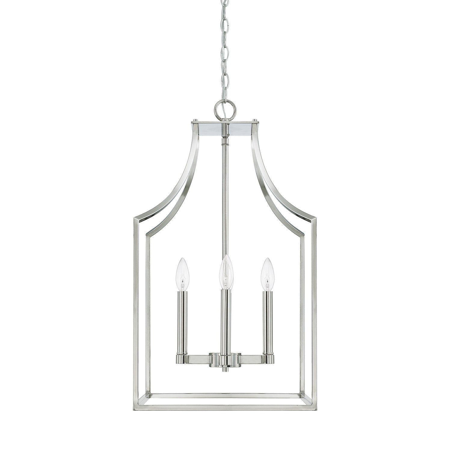 Four Light Foyer from the Wright Collection in Polished Nickel Finish by Capital Lighting