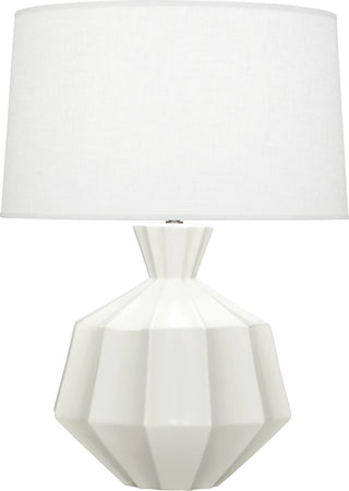 Buy matte-lily-glazed-ceramic Orion Table Lamp by Robert Abbey