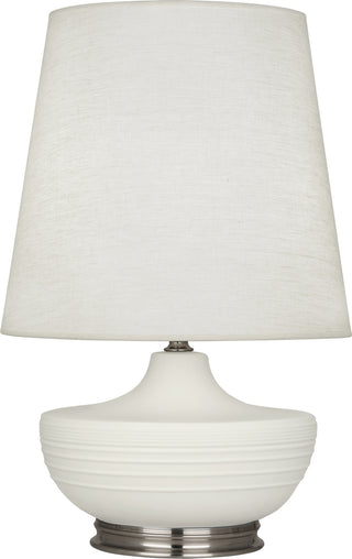 Buy matte-lily-glazed-ceramic-w-dark-antique-nickel Michael Berman Nolan Table Lamp by Robert Abbey