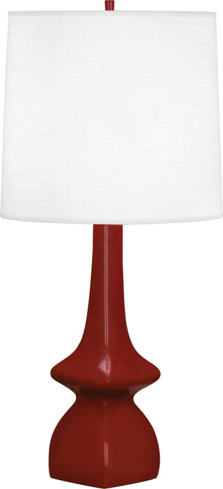 Buy oxblood-glazed-ceramic Jasmine Table Lamp by Robert Abbey