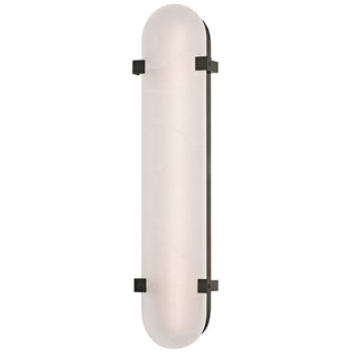 Buy old-bronze-with-white-glass-and-white-shade Skylar Outdoor (Damp) Sconce by Hudson Valley