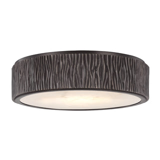 Buy old-bronze Crispin Outdoor (Damp) Flush Mount Ceiling Light by Hudson Valley