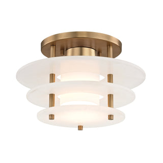 Gatsby Outdoor (Damp) Flush Mount Ceiling Light by Hudson Valley