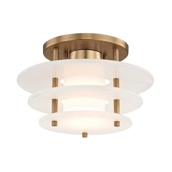 Gatsby Outdoor (Damp) Flush Mount Ceiling Light by Hudson Valley