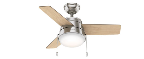 Aker Ceiling Fan with Light by Hunter