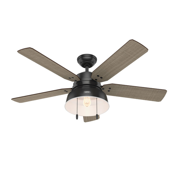 Mill Valley Outdoor (Damp) Ceiling Fan with Light by Hunter