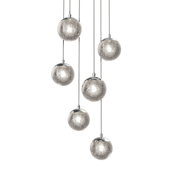 Champagne Bubbles Outdoor (Damp) Pendant by Sonneman