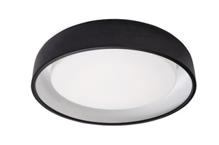 Buy black-with-opal-glass-glass Beacon Flush Mount Ceiling Light by Kuzco Lighting