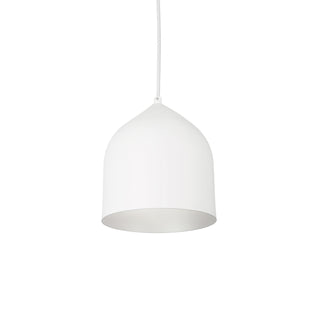 Buy white-silver-with-white-acrylic-diffuser-glass Helena Pendant by Kuzco Lighting