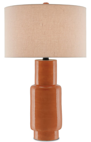 Buy orange Janeen Collection Table Lamp by Currey and Company