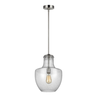 Buy satin-nickel Baylor Outdoor (Damp) Pendant by Visual Comfort Studio