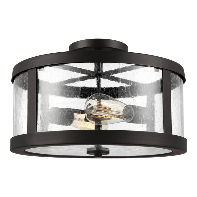 Harrow Outdoor (Damp) Semi-Flush Mount Ceiling Light by Visual Comfort Studio