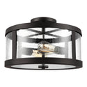 Harrow Outdoor (Damp) Flush Mount Ceiling Light by Visual Comfort Studio